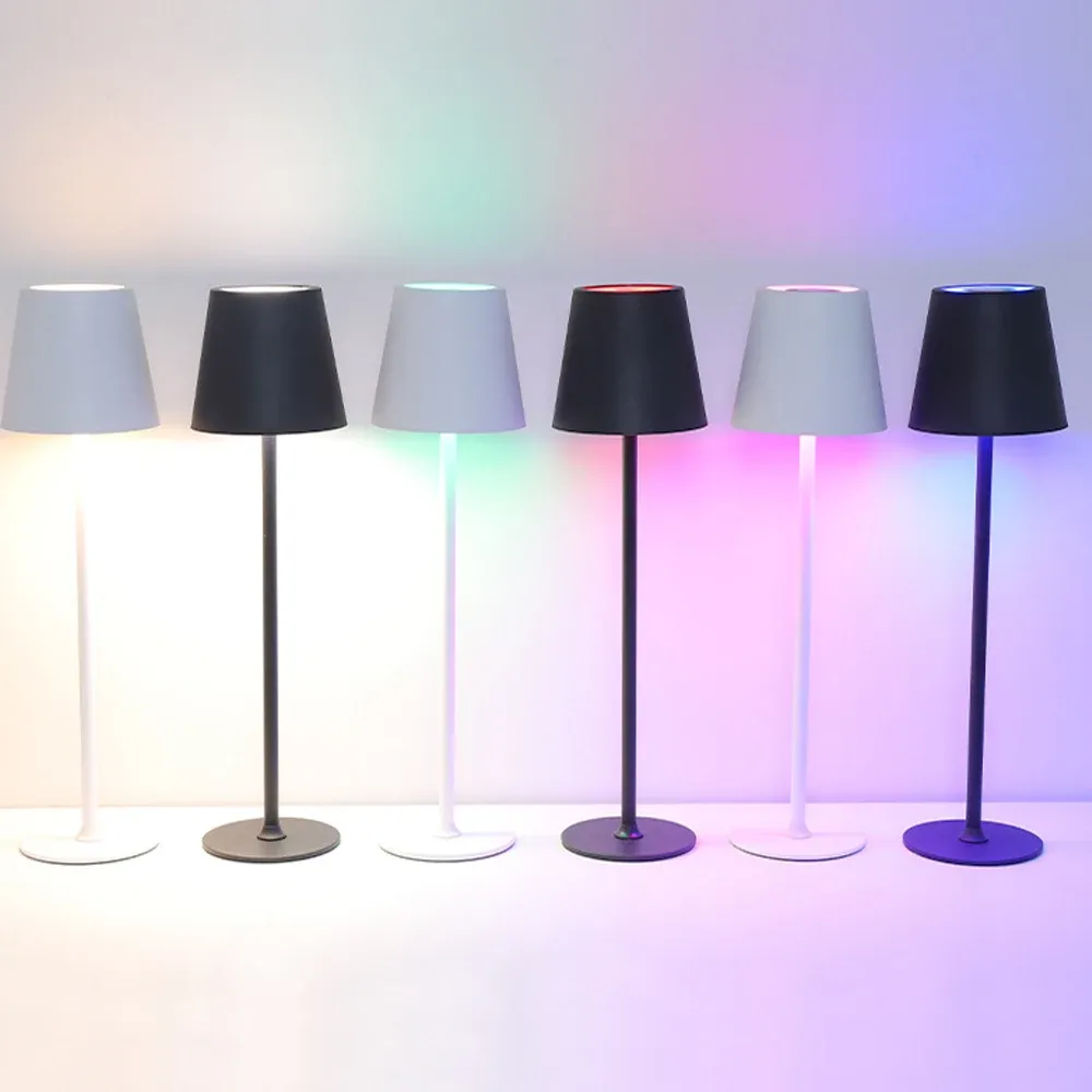 rechargeable colorful led night light bedside table lamp wine bottle lamp head for home clubs bar hotel ambiance decor desk lamp-39