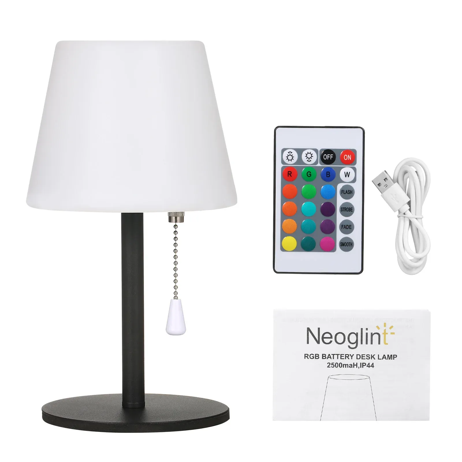 rgb table lamp colorful desk light with remote controller pull chain switch bedside lamp reading lamp usb rechargeable-41