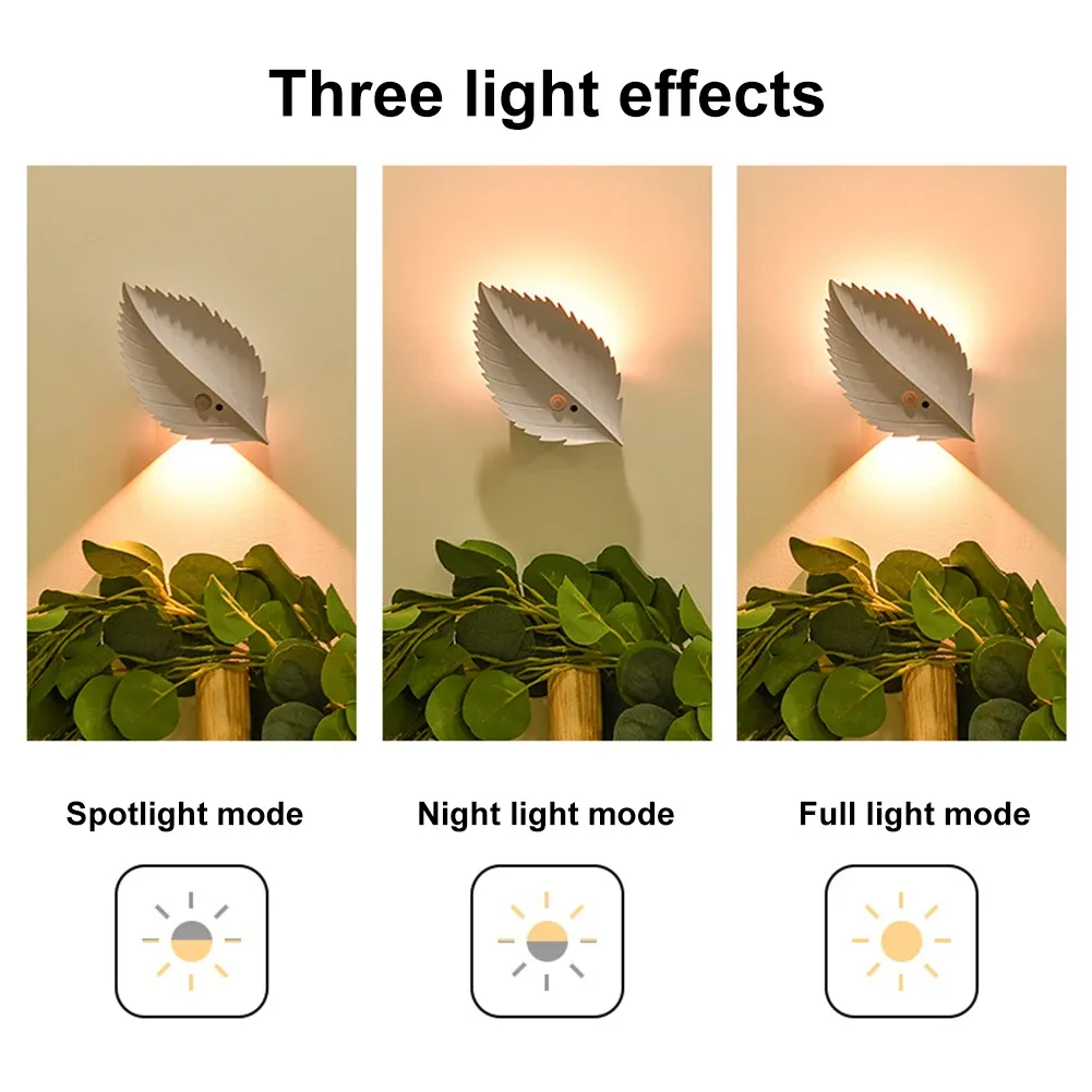 motion sensing and remote control usb rechargeable wall sensor light indoor-7