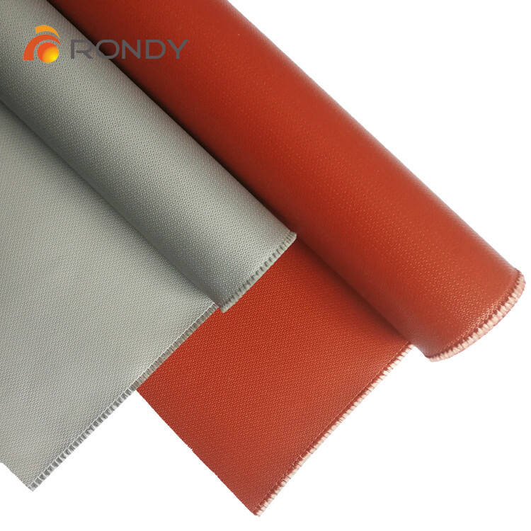 Silicone coated fiberglass fabric
