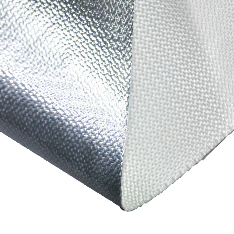 Tessuto in fibra di vetro laminato con foglia di alluminio