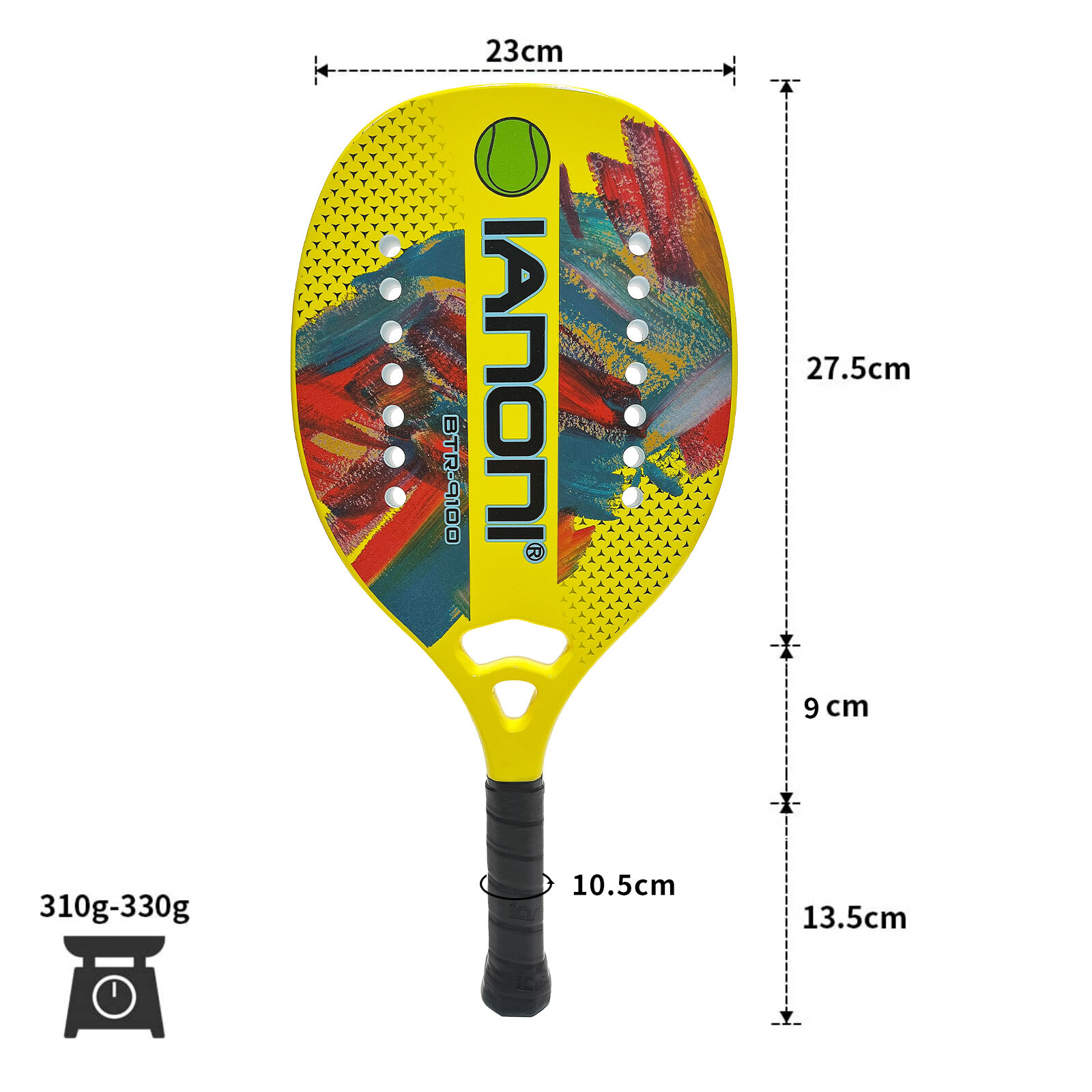 IANONI PR9100 Beach Tennis Racket