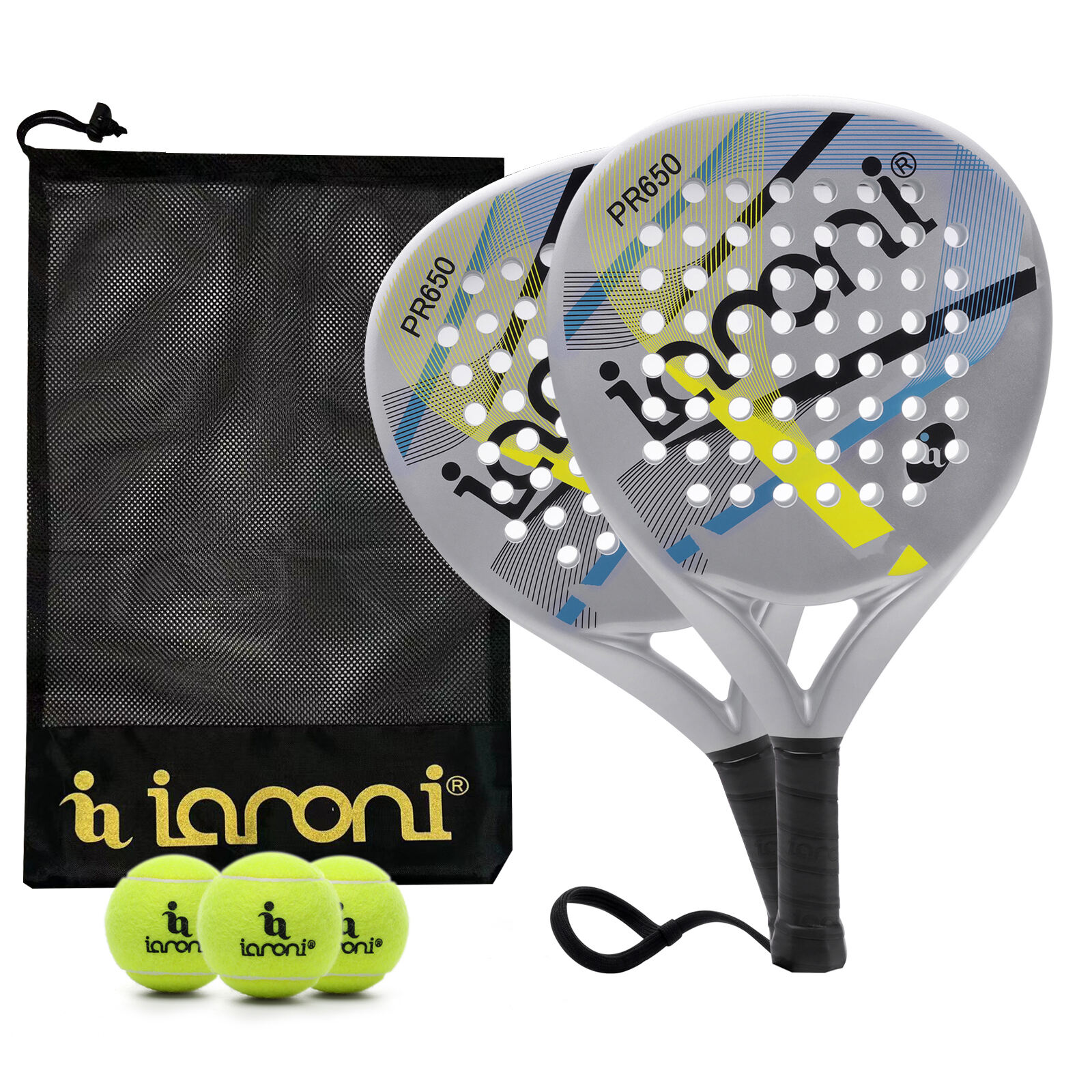 IANONI PR650 Padel Racket Set