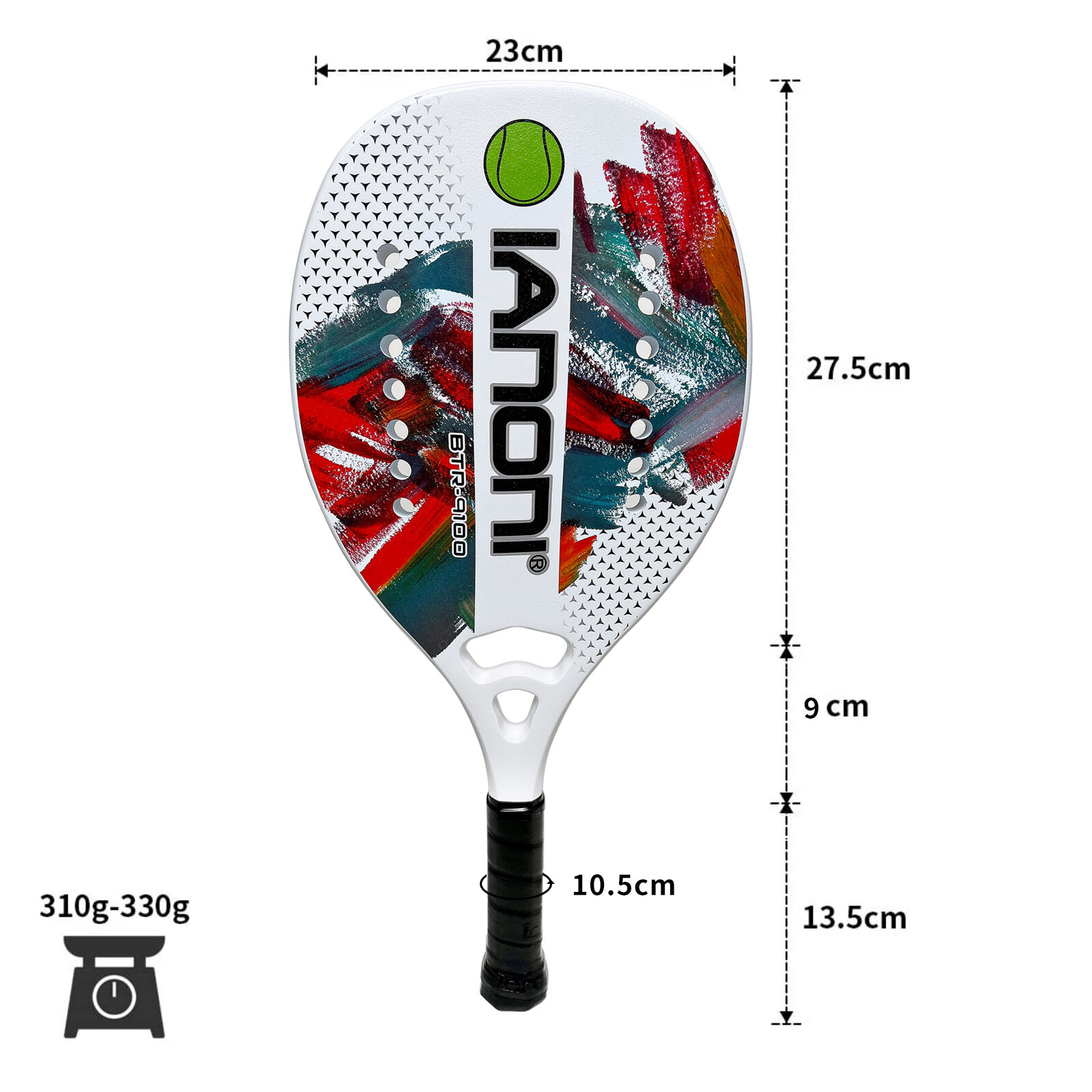 IANONI PR9100 Beach Tennis Racket