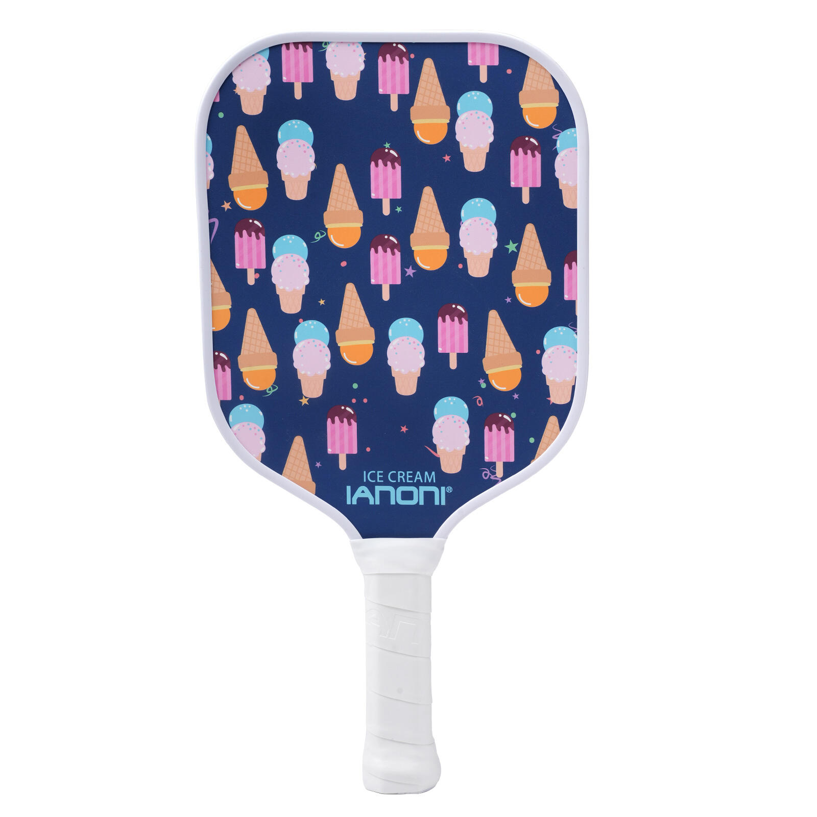 ICE CREAM Children Fiberglass PP Honeycomb Pickleball Paddle