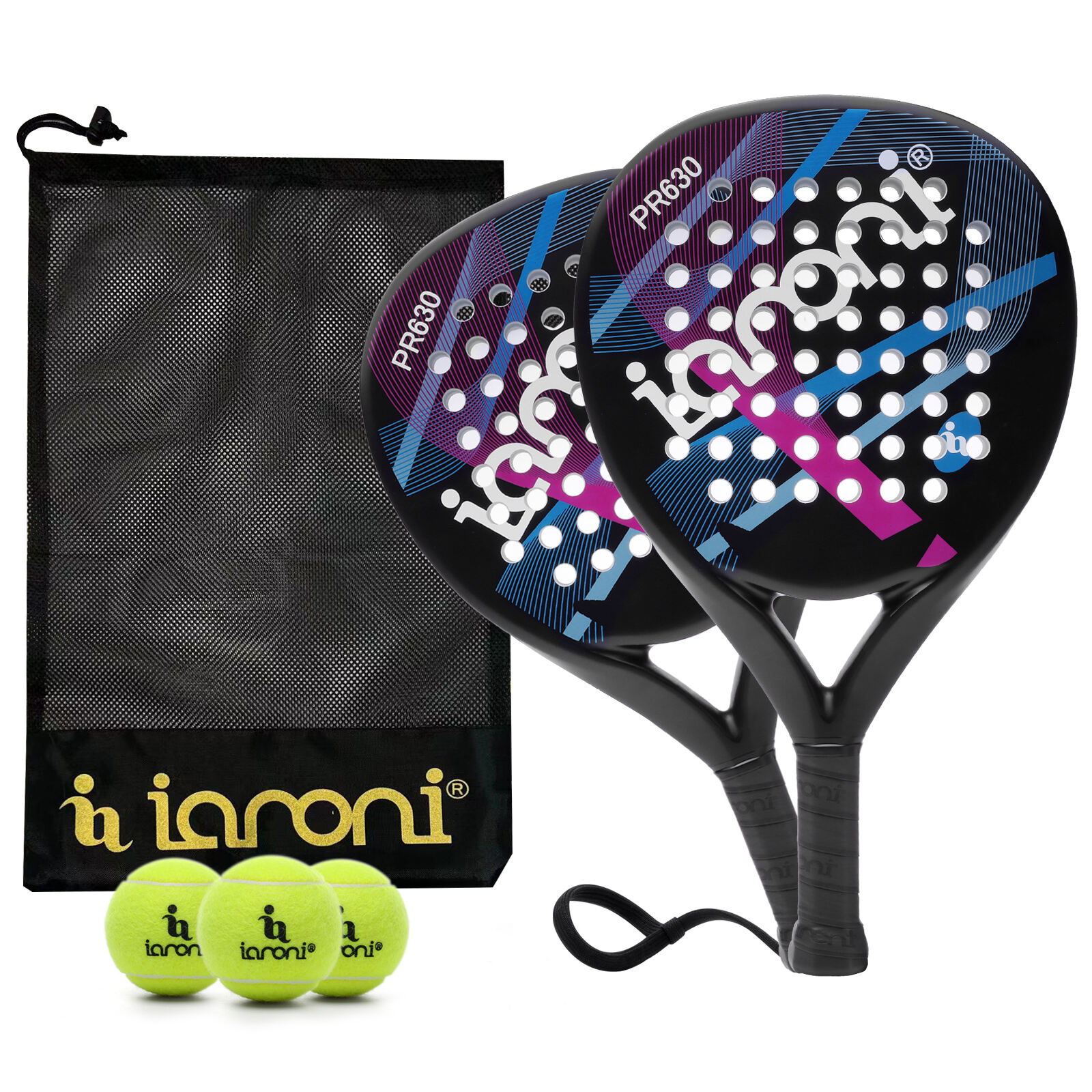 IANONI PR630 Padel Racket Set