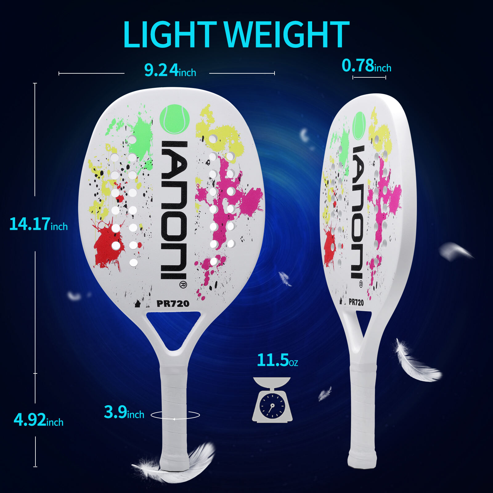 IANONI PR720 Beach Tennis Racket manufacture