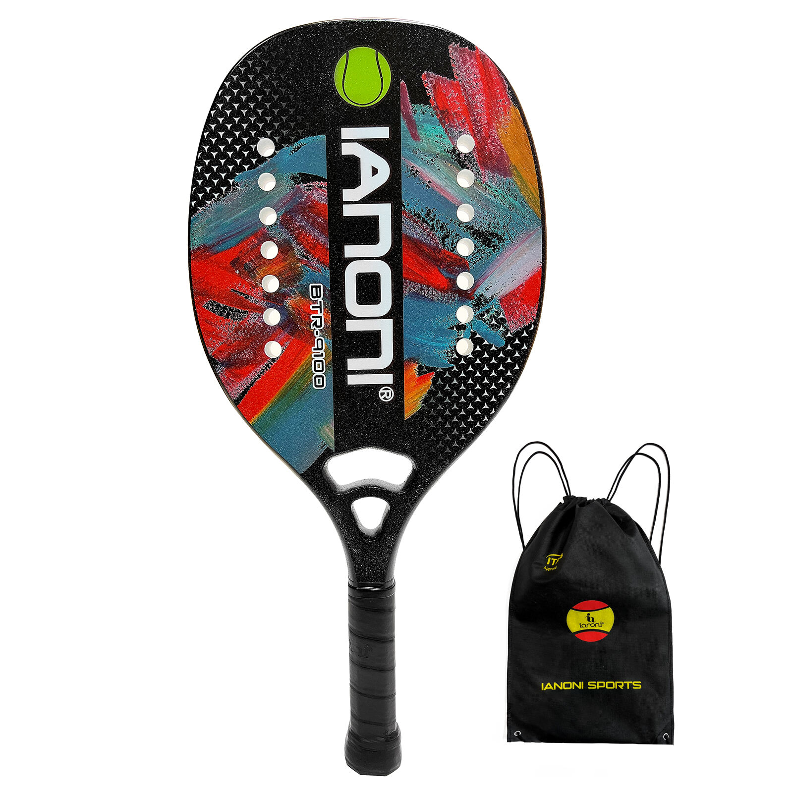 IANONI PR9100 Beach Tennis Racket Set