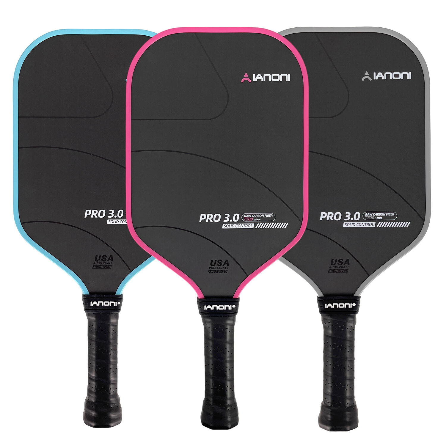 CASTON SPORTS PRO3.0 T700 Raw Carbon PP Honeycomb Pickleball Paddle