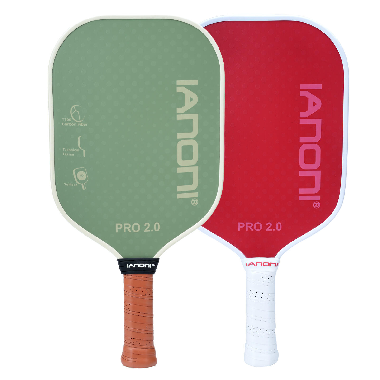 PRO2.0 Carbon Fiber PP Honeycomb - 16mm Pickleball Paddle