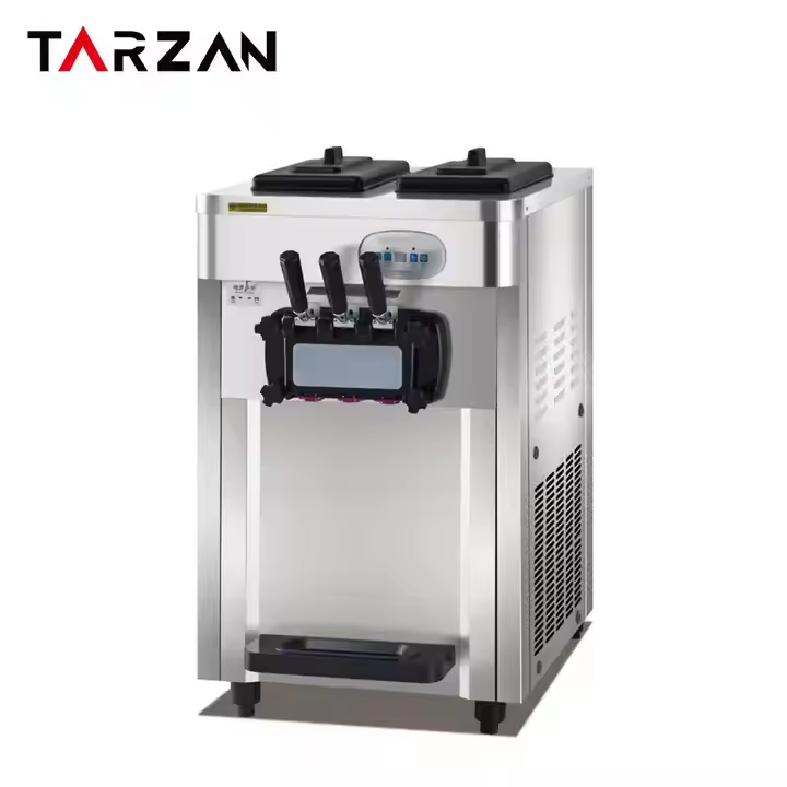 High Capacity 24-30L/H Commercial Ice Cream Machine Automatic Frozen Yogurt Machine for Ice Cream Shop 110v 220v Available