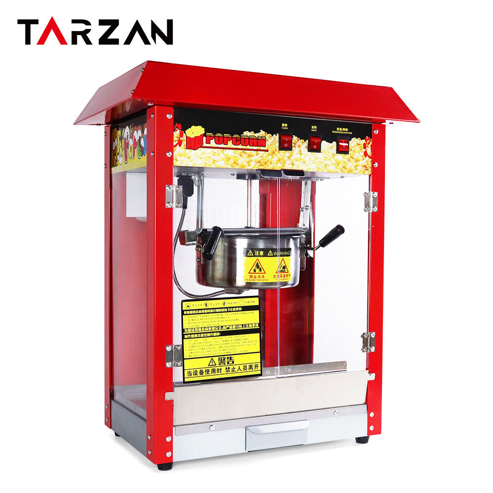 Electric Automatic 8oz Popcorn Machine Single Kettle Popcorn Making Machine Maquina de palomitas de maiz