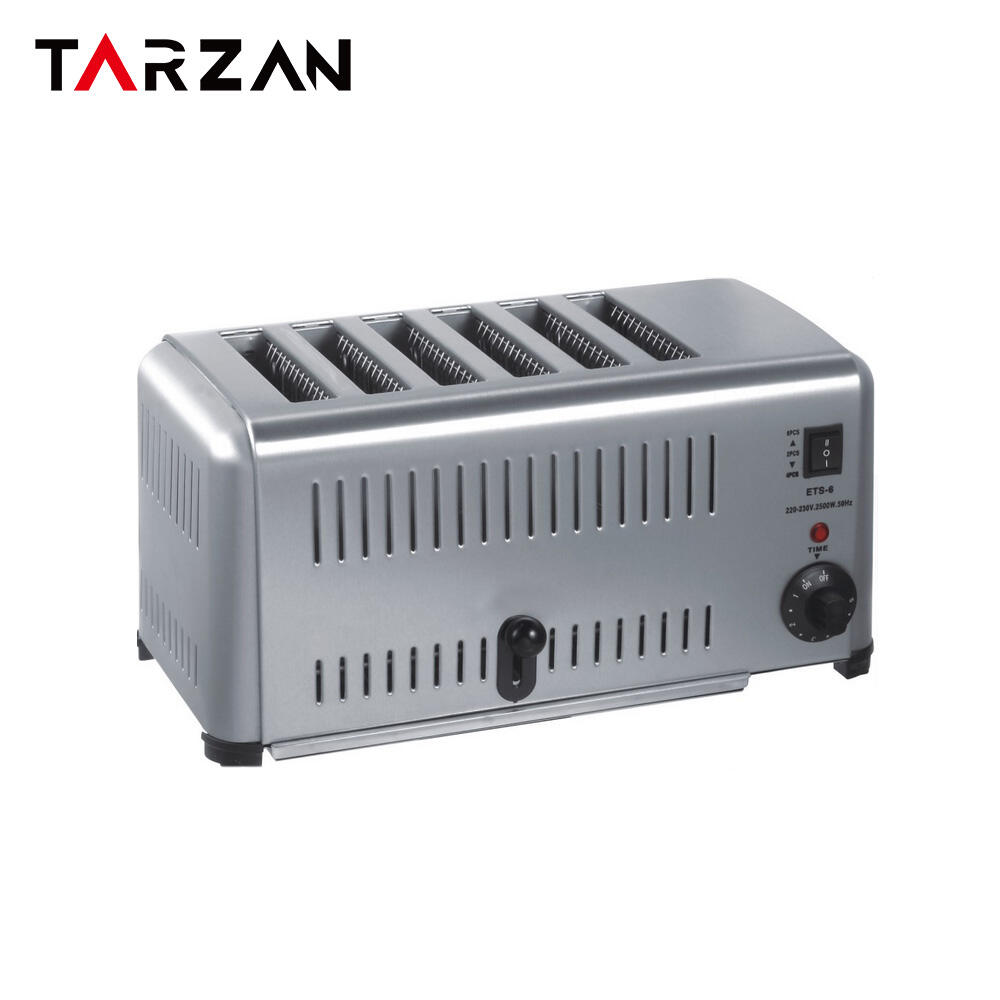 Commercial 6 Slice Electric Toast Bread Machine