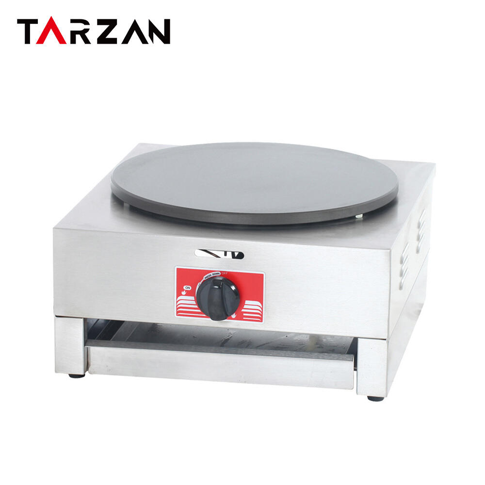 Restaurant Crepe Maker Single Plate Crepe Machine Gas Pancake Crepe Making Machine