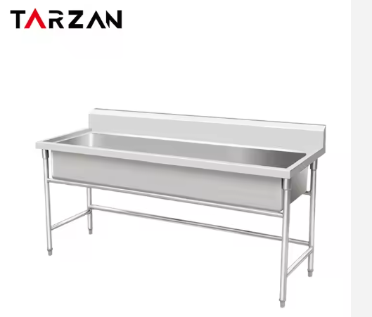 سینک آشپزخانه ای از فولاد ضد زنگ