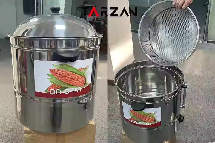 Commercial Sweet Corn Electric Steamer Machine