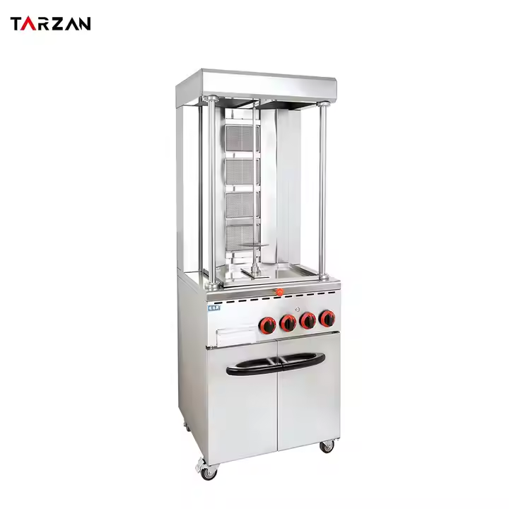 Automatic Rotating Gas Shawarma Machine
