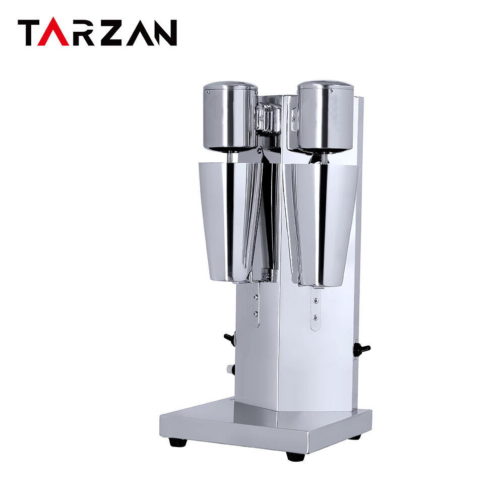 Commercial Multifunction Stainless Steel Double Head Milk Shaker Fruit Milk Shake Mixer Machine  Batidora de leche