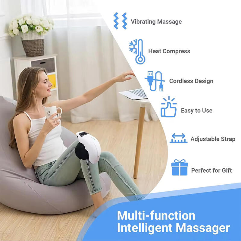 Knee Massager with Heat and Vibration: Dual Action Relief for Maximum Comfort