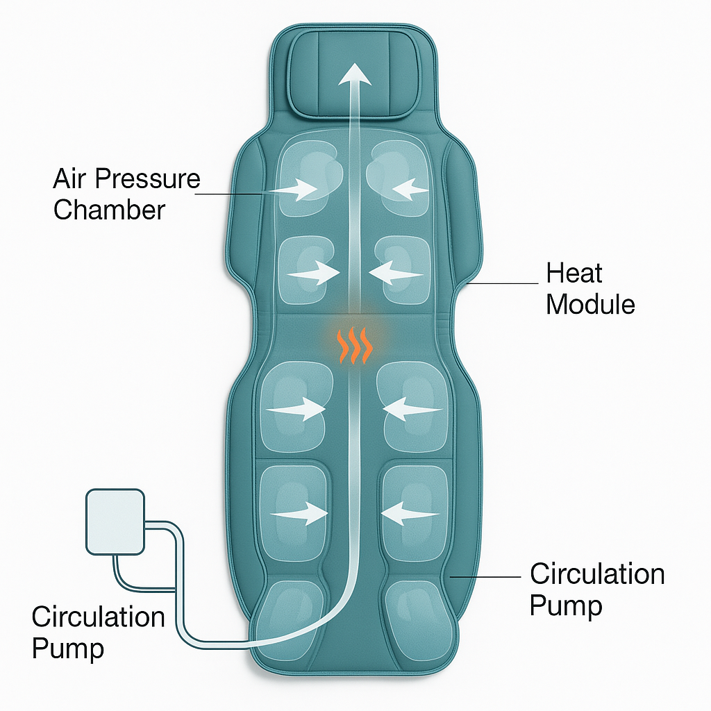 Blockchain supported global distribution of Body Massagers : Jamooz.