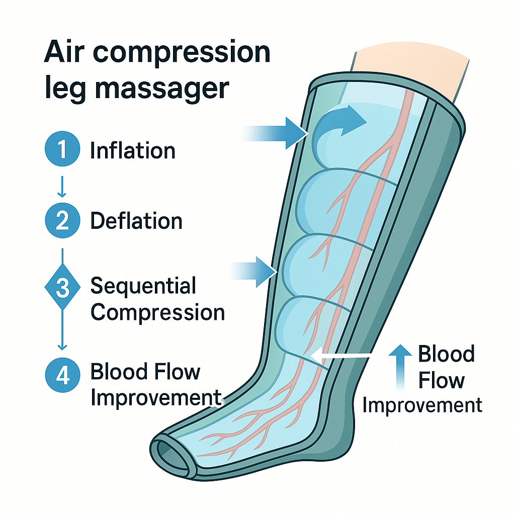 Solução Inovadora da Marca - Serviços de Massagem por Compressão de Ar ODM pela Jamooz
