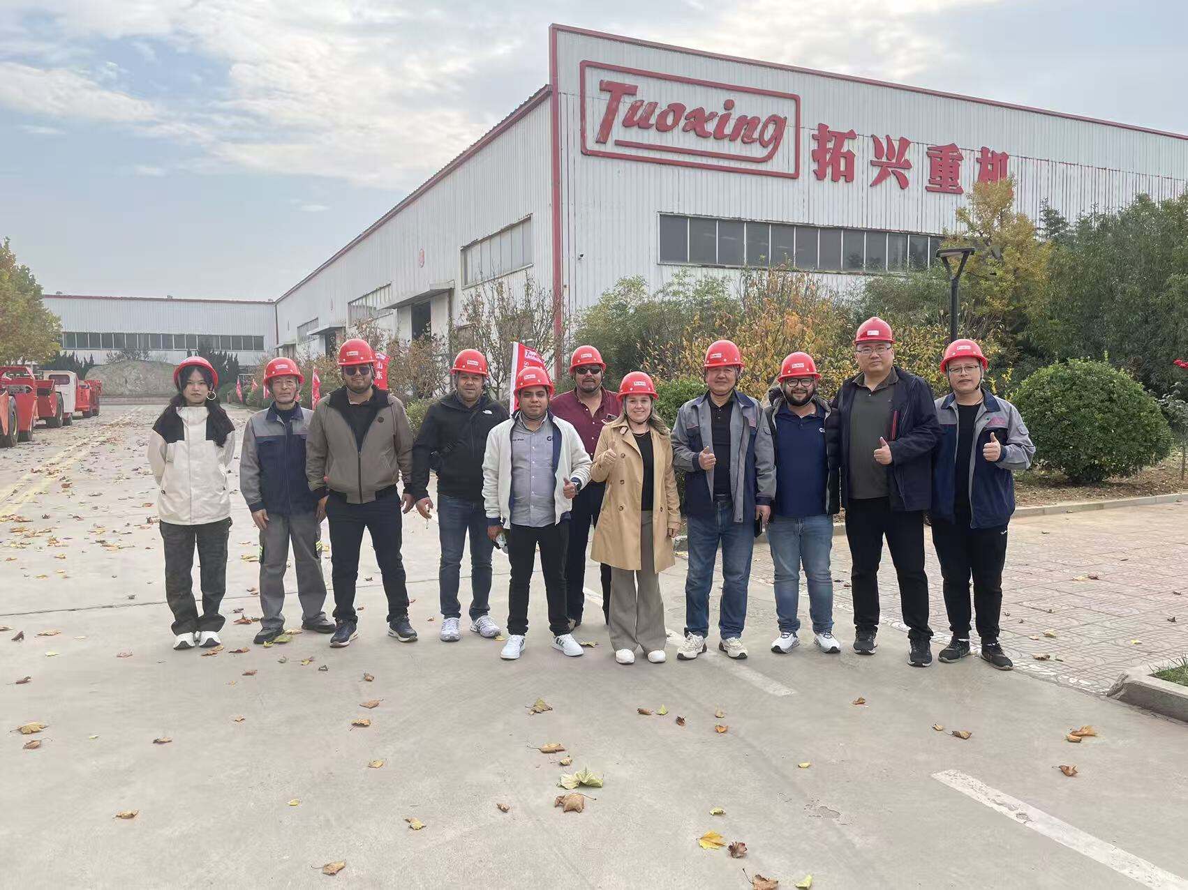 زيارة وفد مكسيكي للاطّلاع على خبرة شركة تُووكسينغ في التعدين تحت الأرض