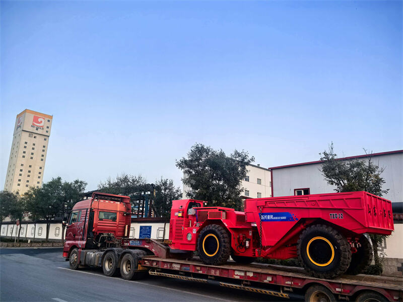 Tuoxing Heavy Industry's TU-12 underground truck shipped to Kazakhstan, its robust configuration boosting efficient mining transportation.