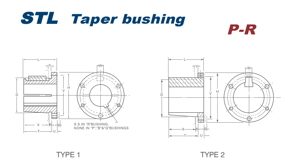 stl taper bushings504-4