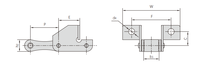 s type c type steel roller chains-18