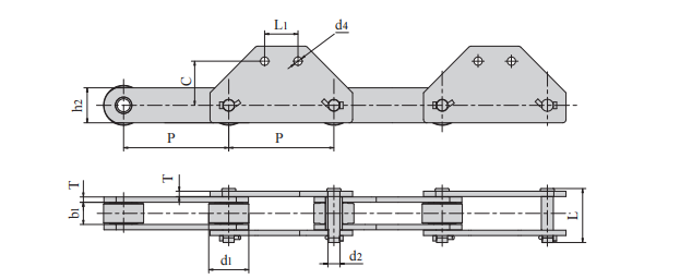 conveying chain for cement industry717-9