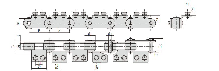 conveyor chains for cold drink production489-4