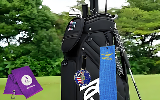 Etiquetas para Mochilas de Golf y Toallas 