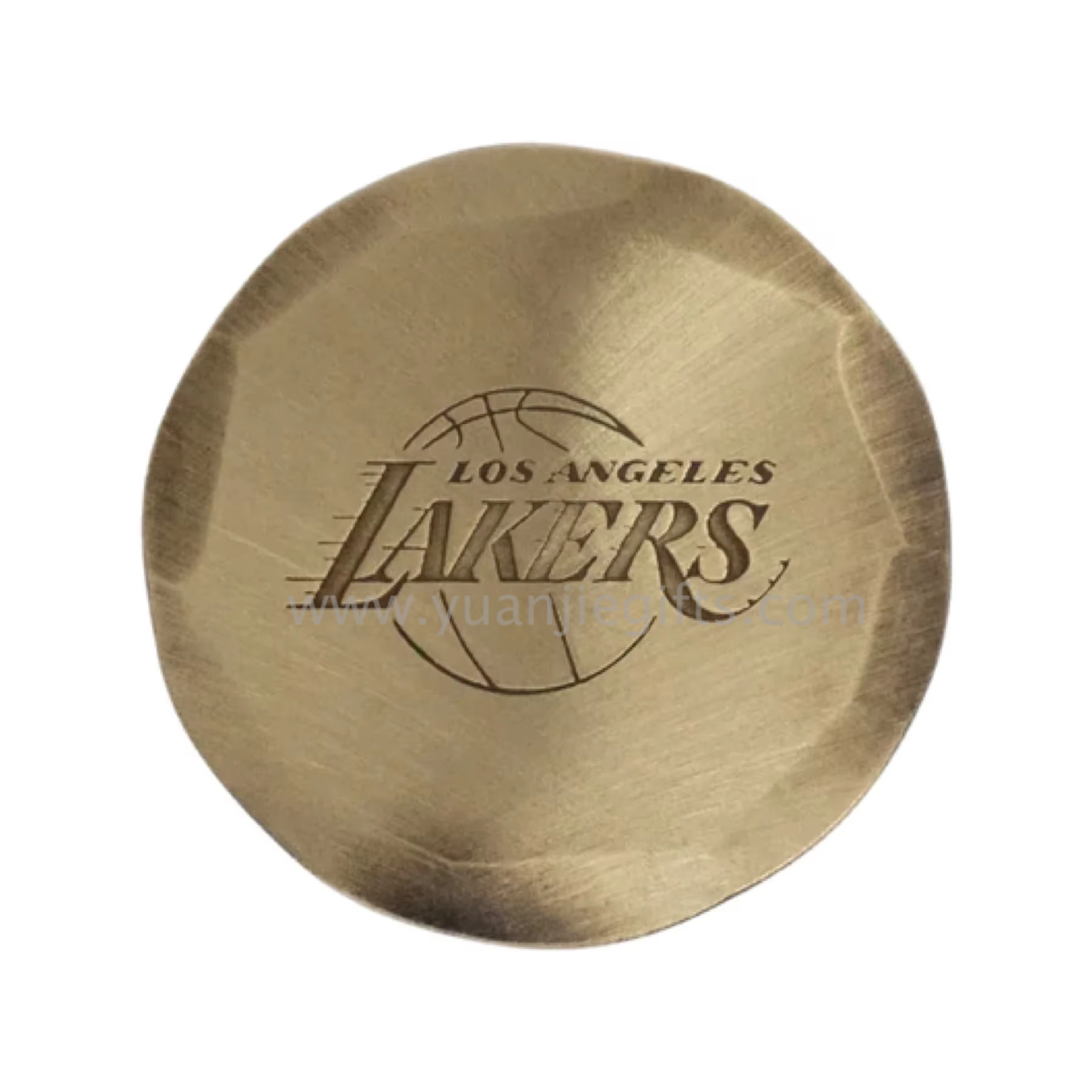 Custom Various Design Ball Markers Golf Embossed Alphabet Roundness Magnetic Metal Golf Ball Marker