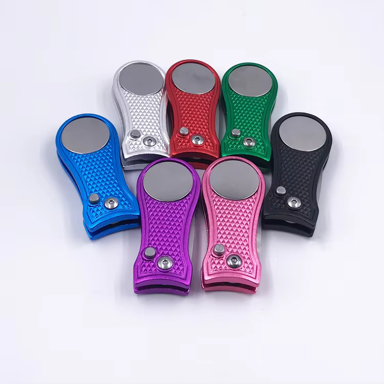 Factory Wholesale Bulk Golf Divot Repair Tool Magnet Golf Divot Tool With Custom logo Ball Marker