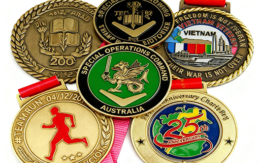 Medallas personalizadas para eventos, monedas conmemorativas de aniversarios de actividades. 