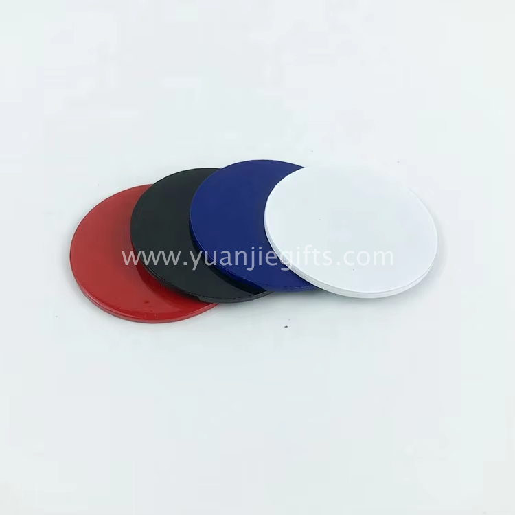 30mm Blank Magnetic Golf Ball Marker Different Color Option Iron Golf Ball Marker for Laser Engraved