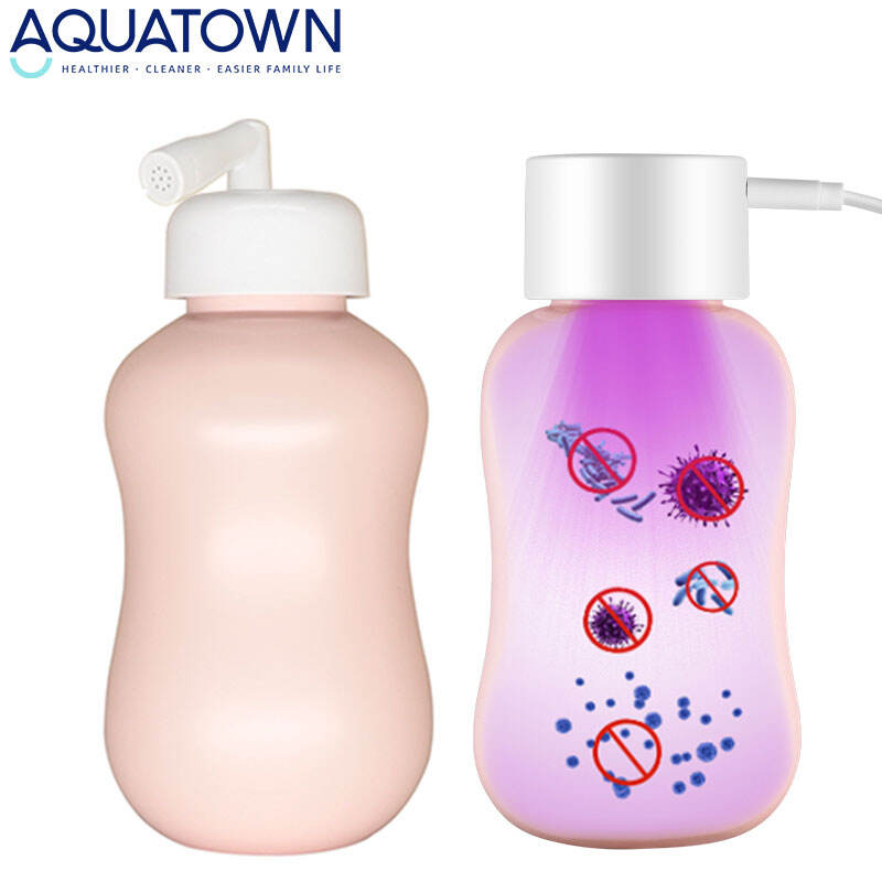 New Design Peri Bottle UVC Disinfection cover Pure Water Bidet Bottle UVC LED Sterilization Lid For Portable Bidet