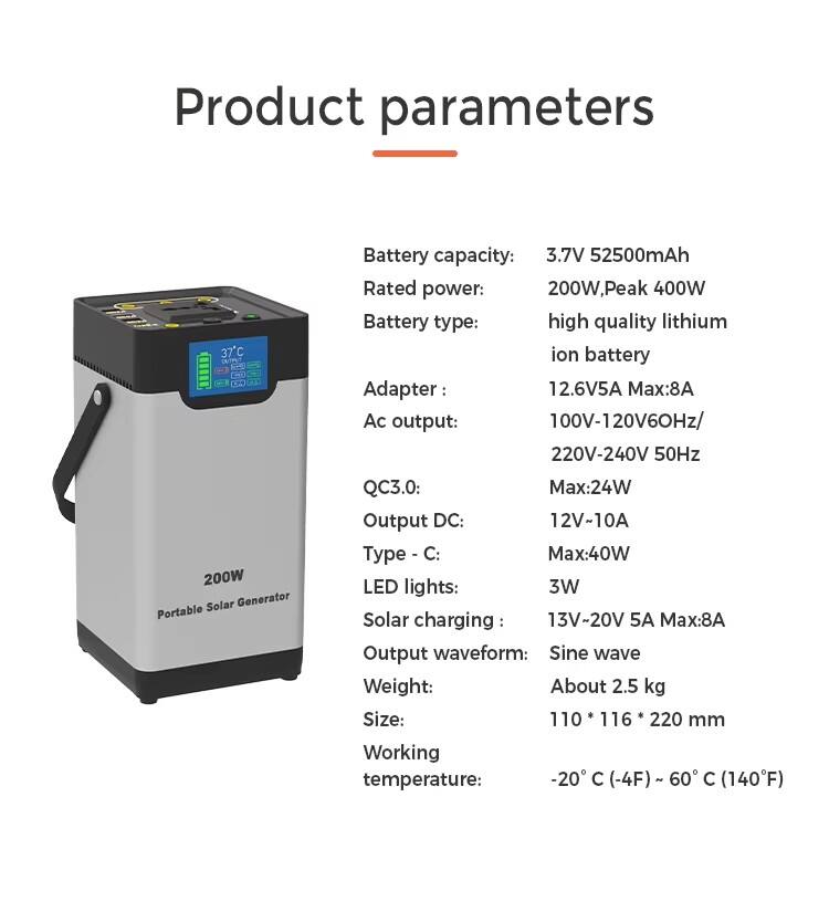 MightyWatt 200W Portable Charger Station details