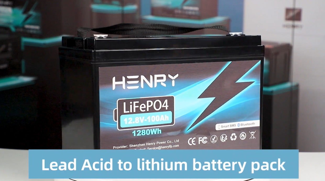 NEW HENRY 12V 100Ah LiFePO4 Battery, 1280Wh, How Low is the Cost of Lithium Batteries in China！