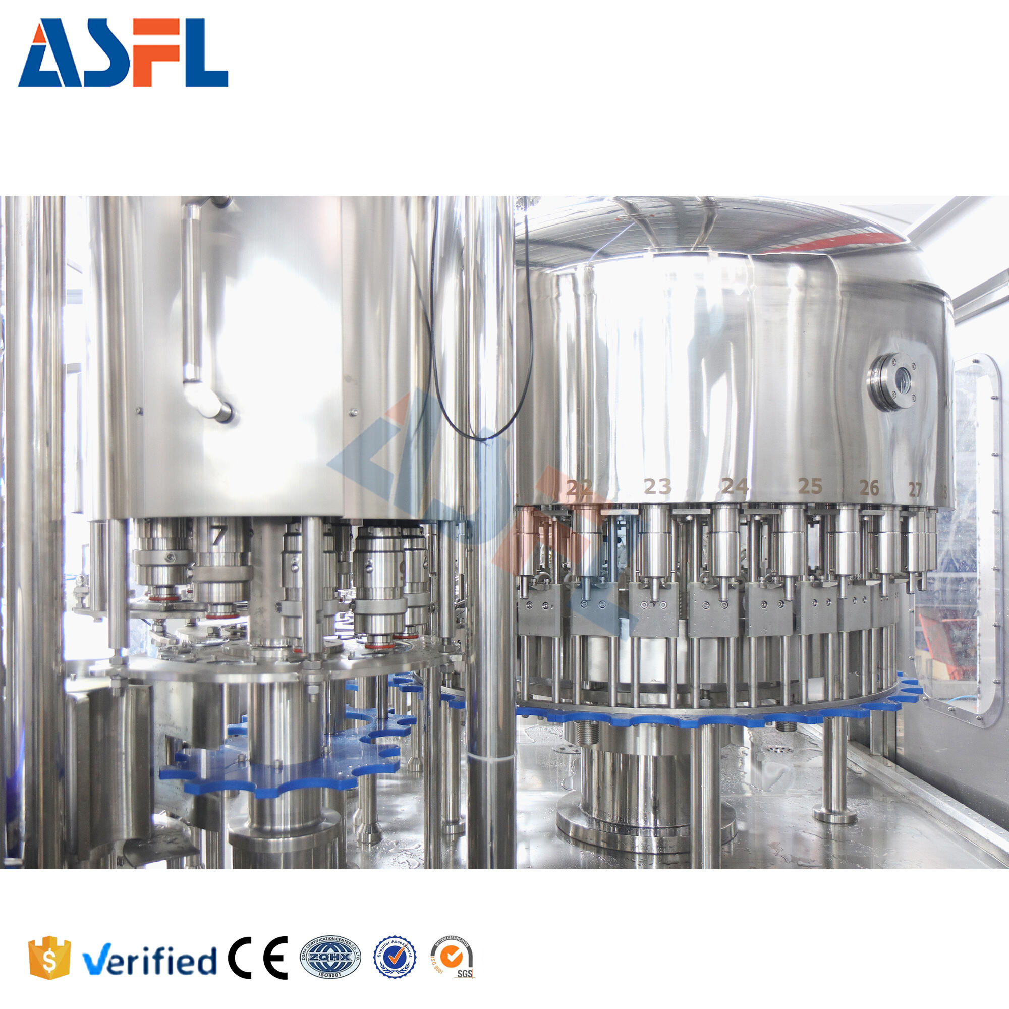 PLC-Controlled Water Filling Machine with Smart HMI