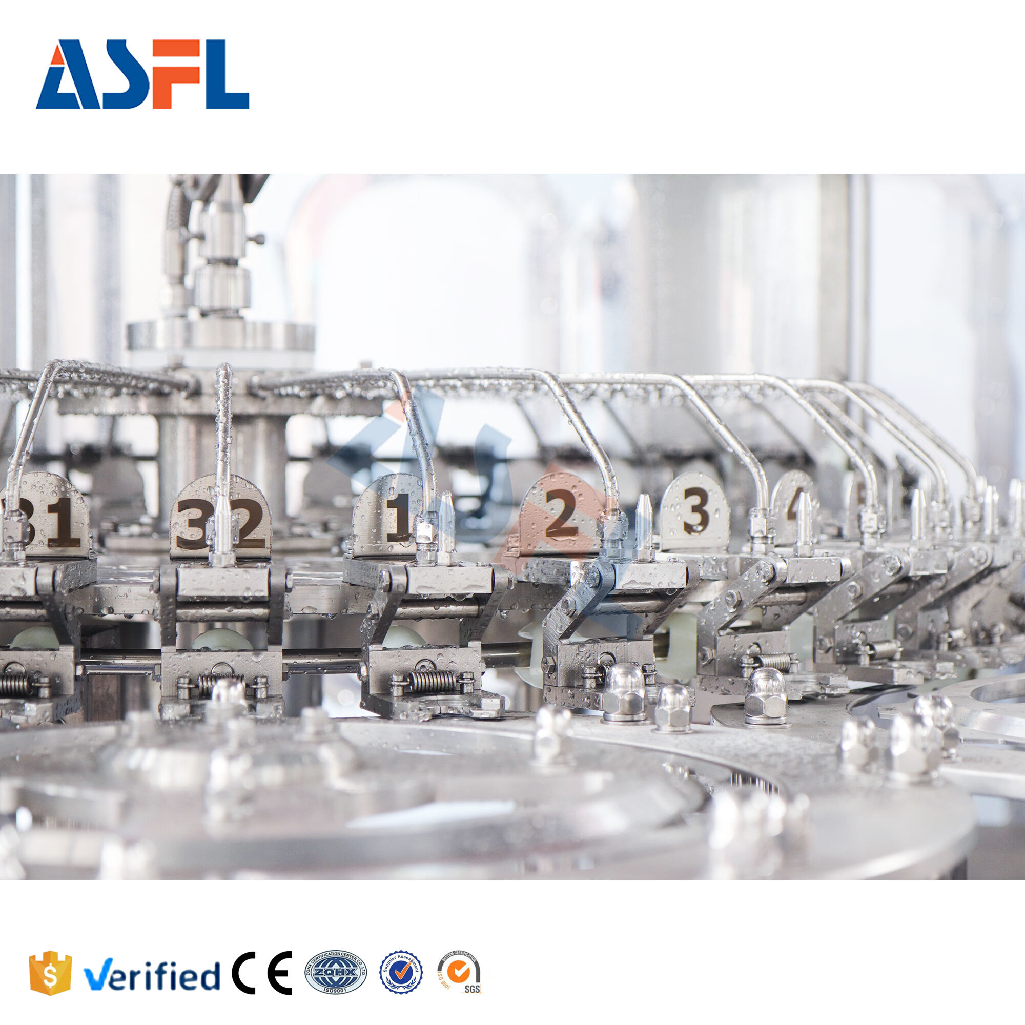 Máquina Industrial de Envase de Garrafas de Água para Produção em Massa - Linha Automatizada de Alta Velocidade e Grande Capacidade