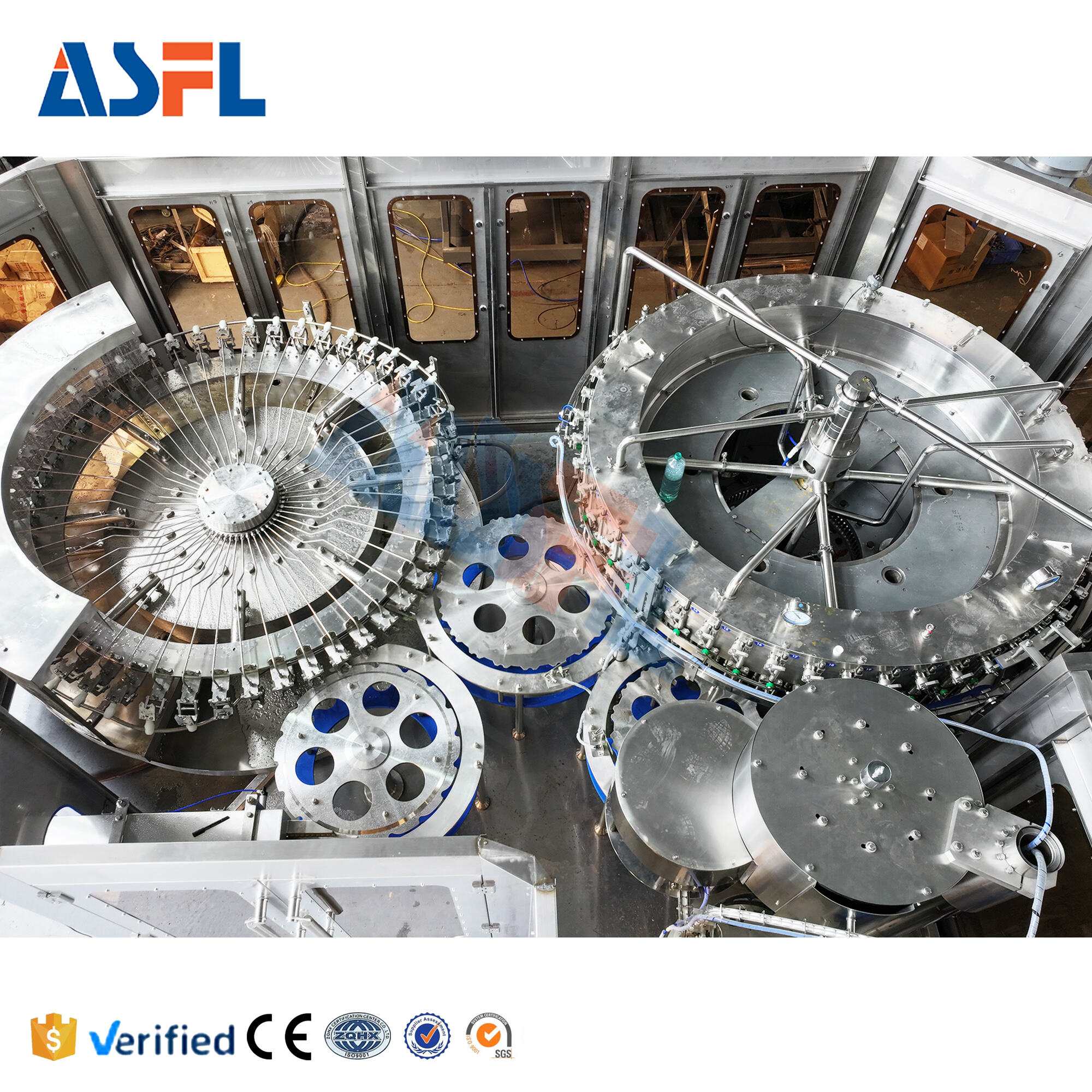 Sanitary Carbonated Drink Filling Machine with CIP/SIP Systems