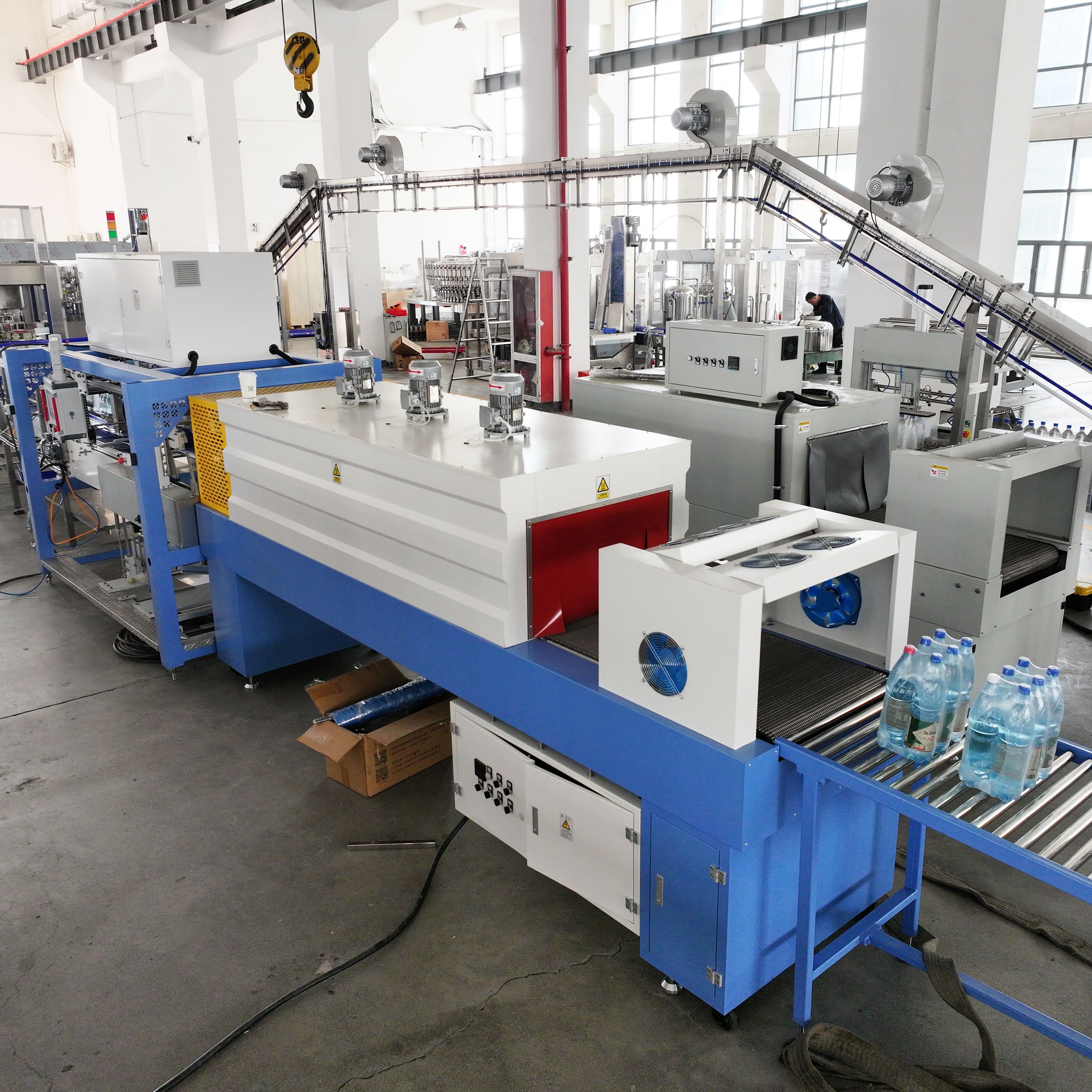 Máquina de envuelco de encogimiento