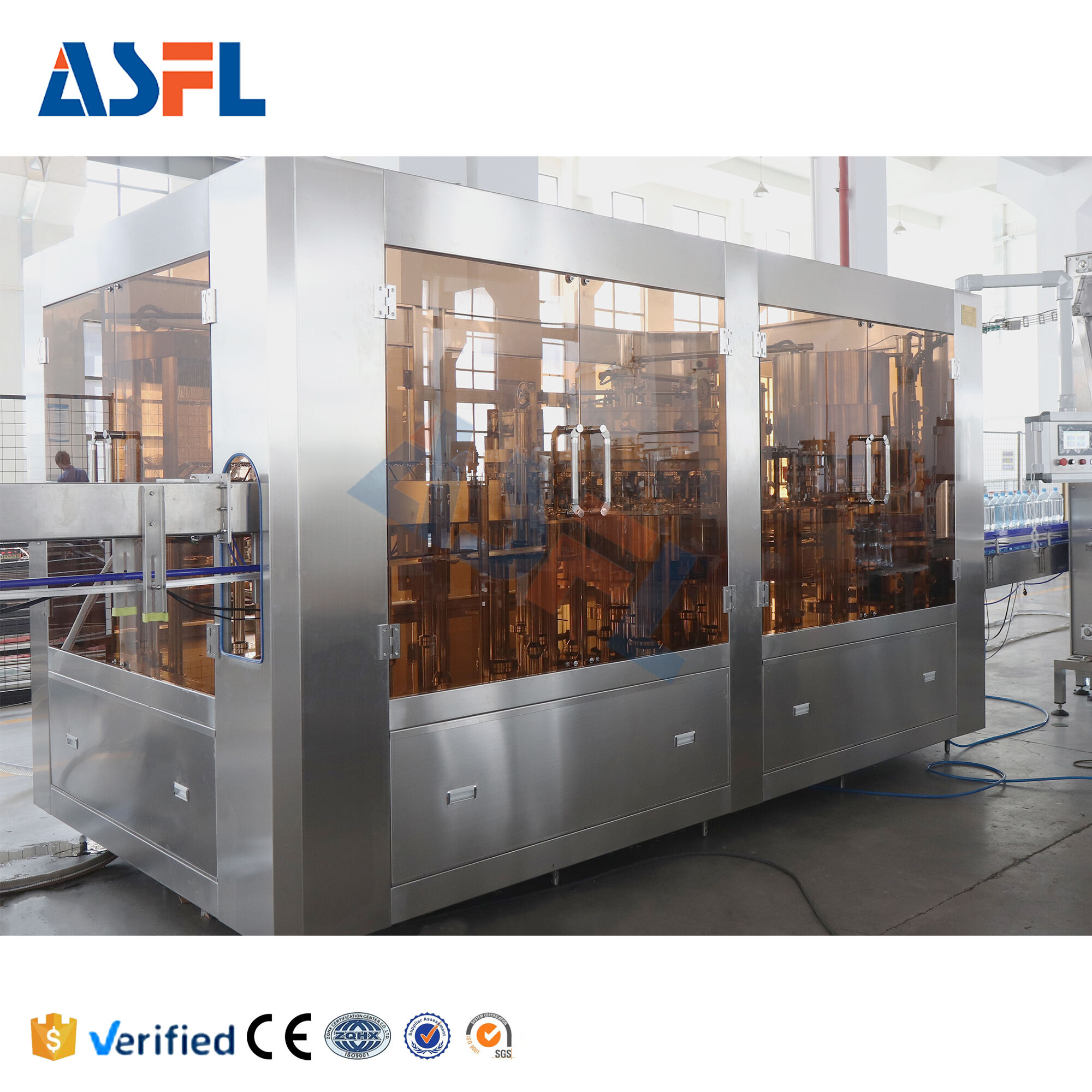 Integrated Carbonated Drink Filling and Capping Machine