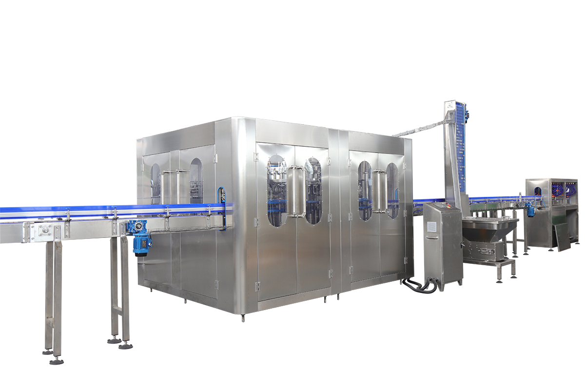 Carbonated glass bottle filling machine