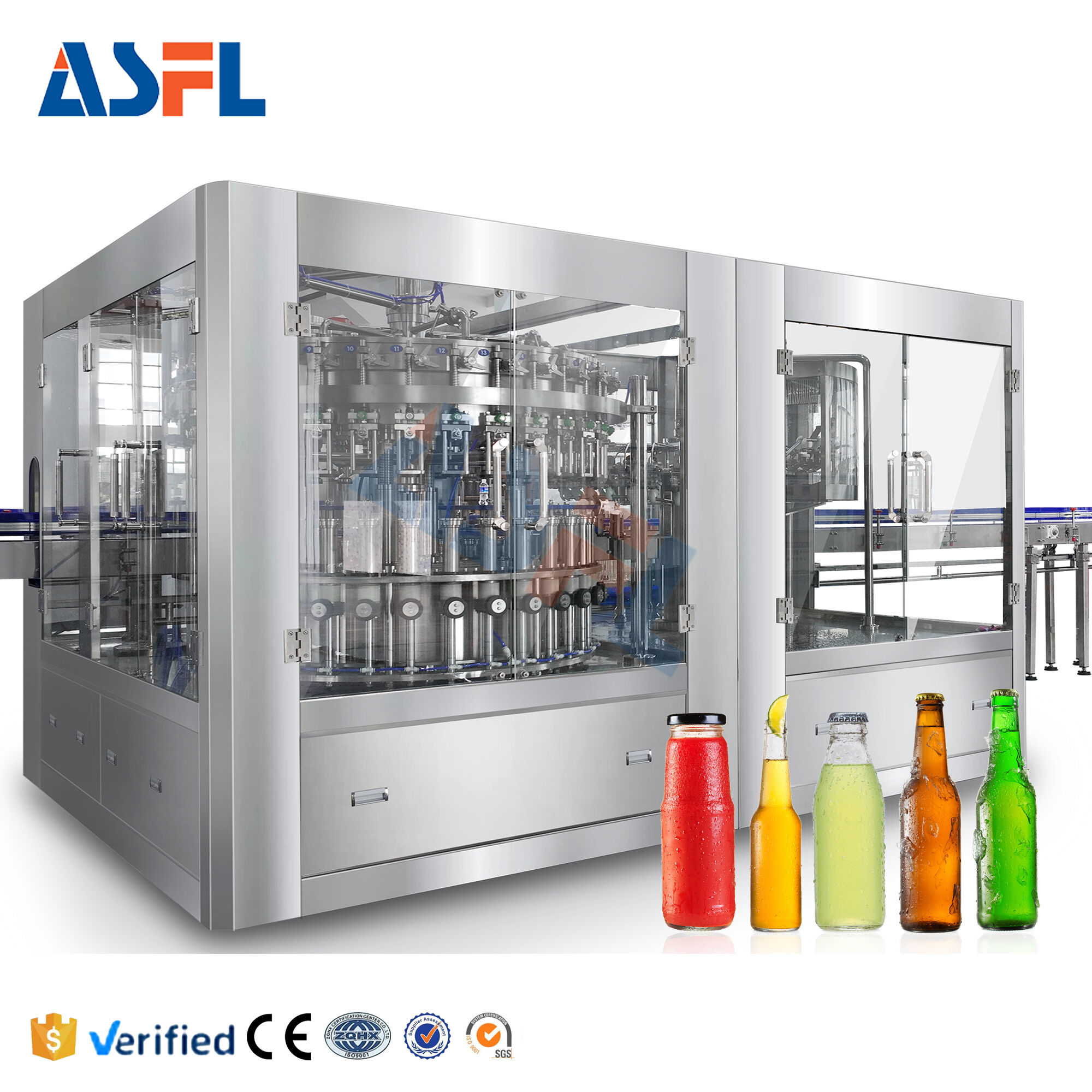 ماكينة تعبئة زجاجات صغيرة من الزجاج للمنتجين الحرفيين