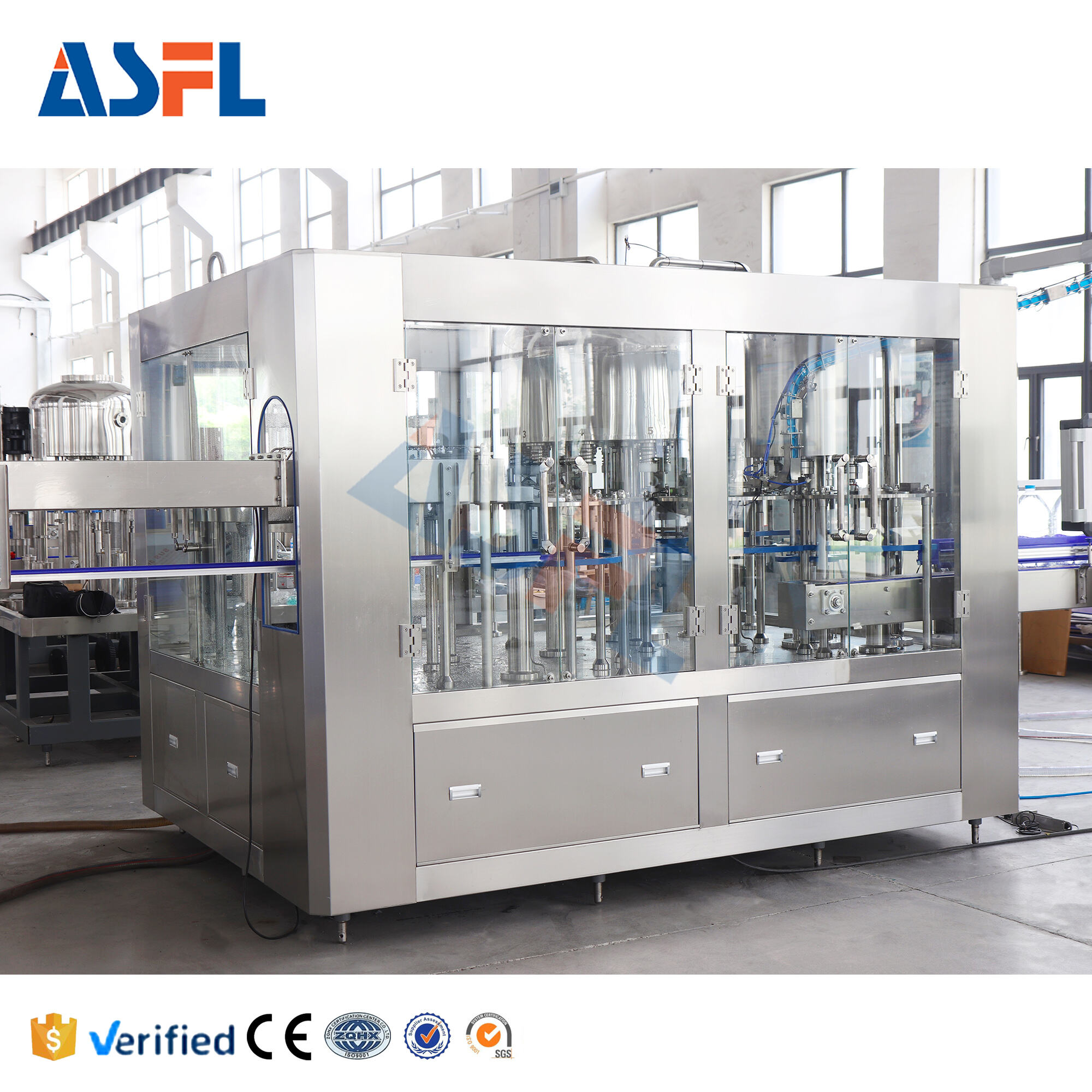 Automatische Flüssigkeitsfüll- und Verschließkombinationsmaschine