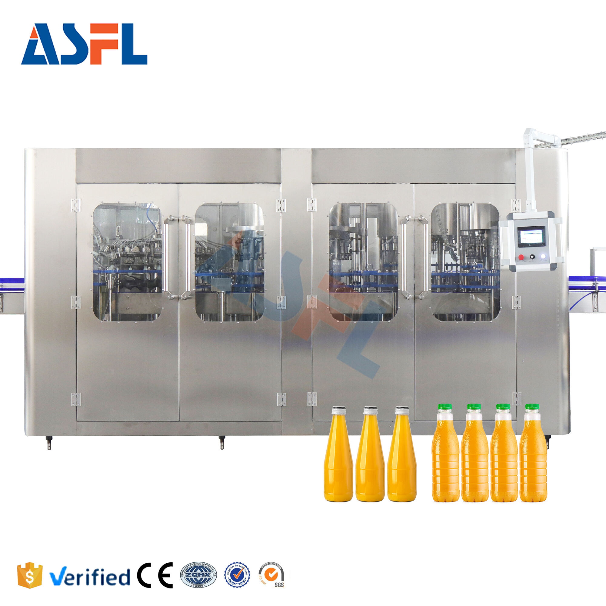 ماكينة تعبئة عصير دقيقة لتقليل الهدر