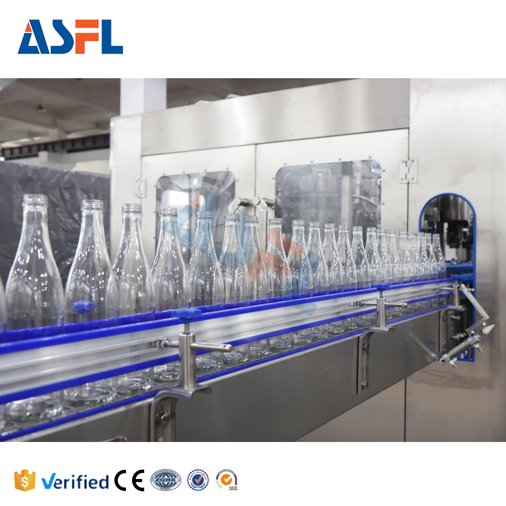 ماكينة تعبئة وإغلاق زجاجات الزجاج