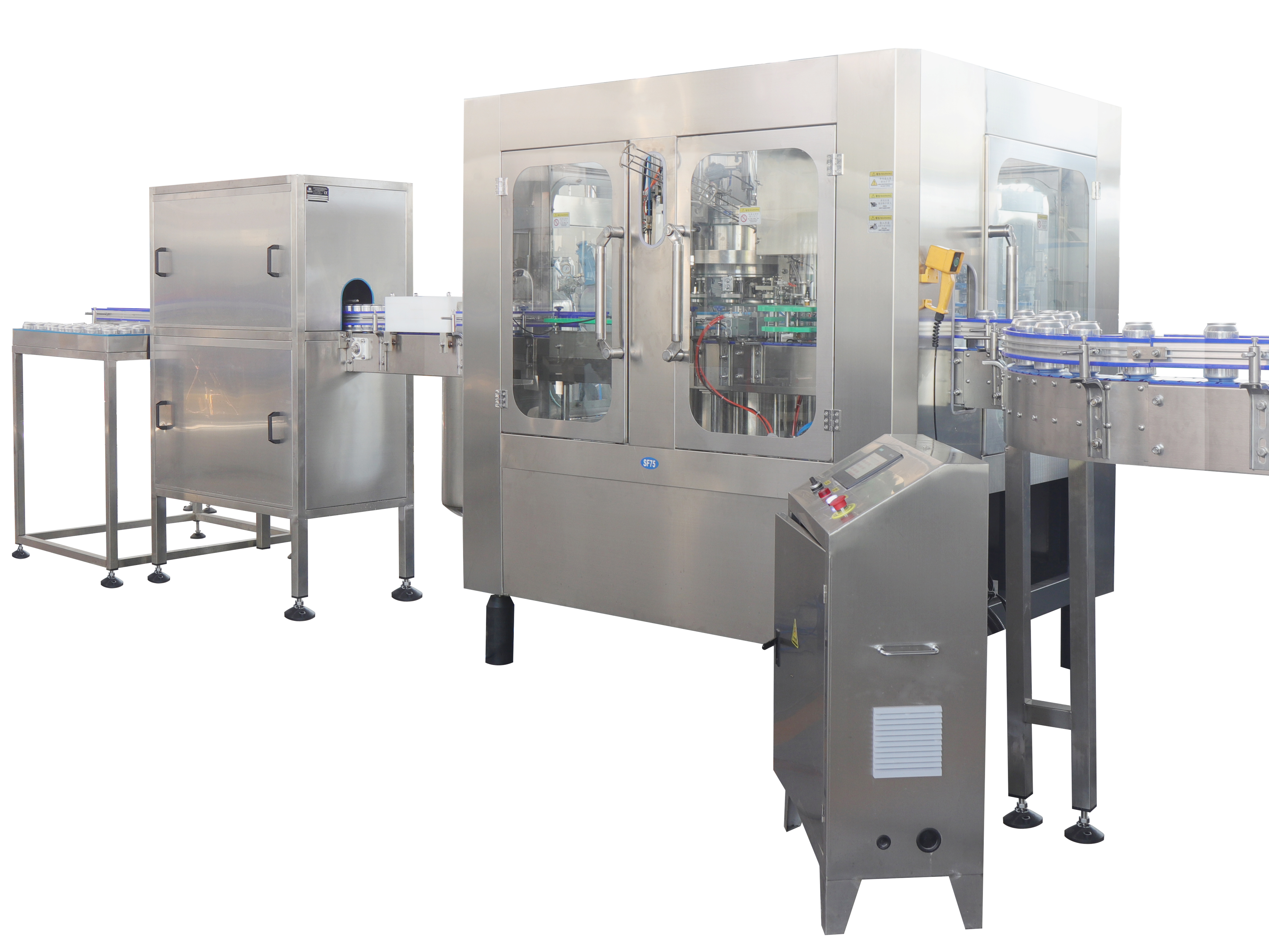 Carbonated can filling machine